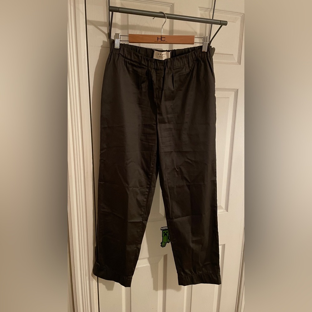Marni dark olive Dress Pants with Straight Leg Design